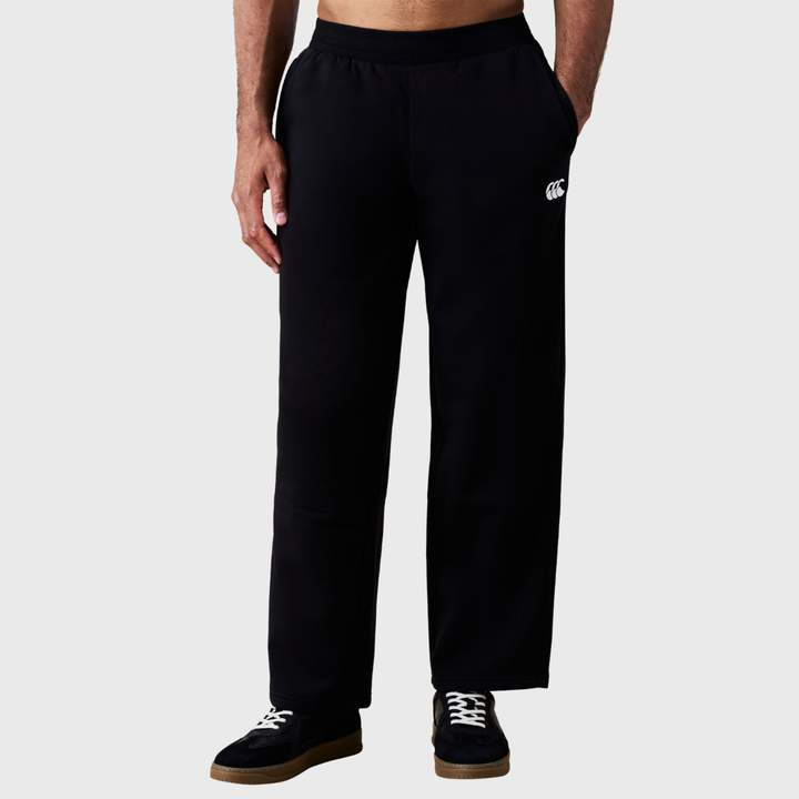 Canterbury Men's Rakaia 2.0 Open Hem Fleece Pants Black