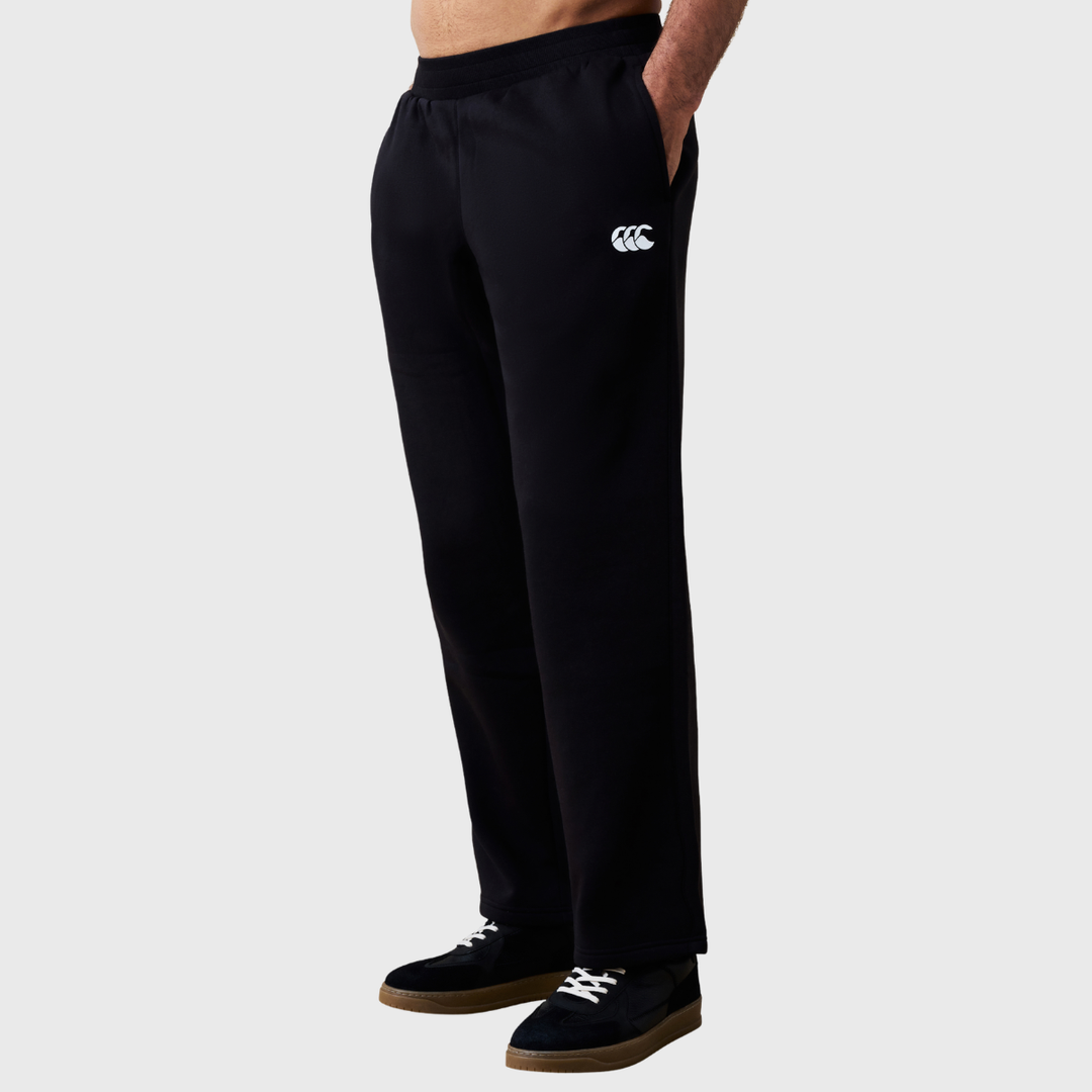 Canterbury Men's Rakaia 2.0 Open Hem Fleece Pants Black