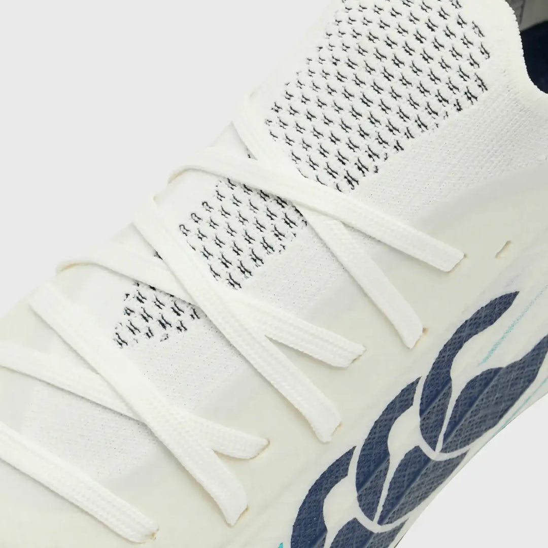Canterbury Speed Falcon 2.0 Elite FG Rugby Boots Blanc De Blanc White - Rugbystuff.com