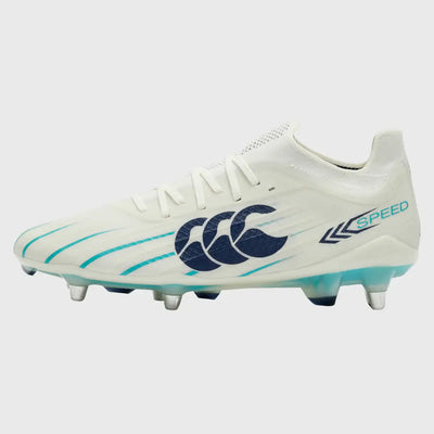 Canterbury Speed Falcon 2.0 Elite SG Rugby Boots Blanc De Blanc White