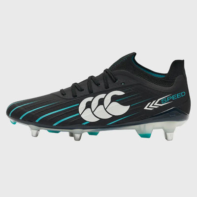 Canterbury Speed Falcon 2.0 Elite SG Rugby Boots Jet Black