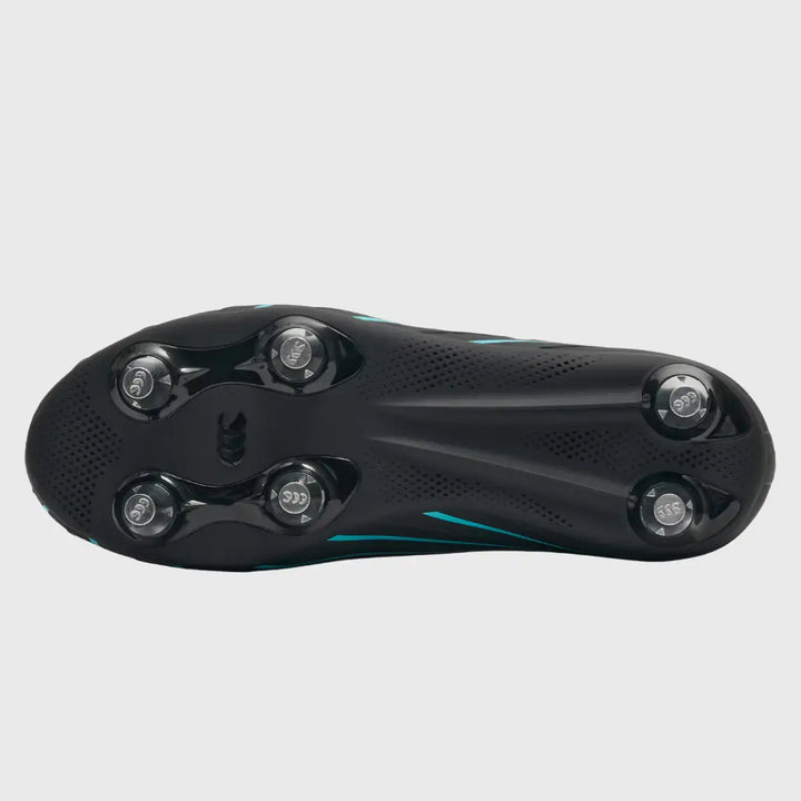 Canterbury Speed Falcon 2.0 Pro Junior SG Rugby Boots Jet Black - Rugbystuff.com