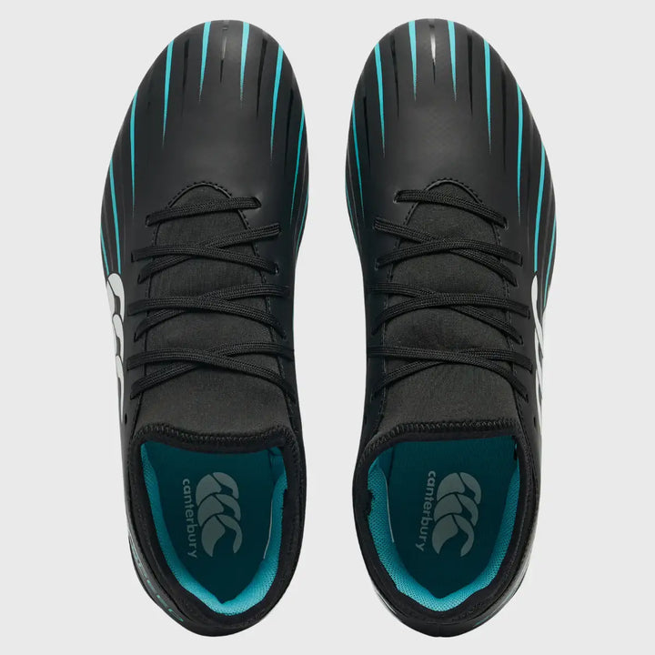 Canterbury Speed Falcon 2.0 Team FG Rugby Boots Jet Black - Rugbystuff.com