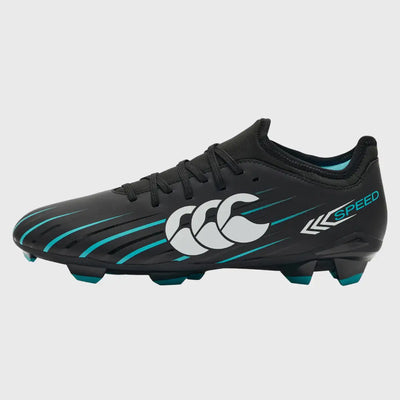 Canterbury Speed Falcon 2.0 Team FG Rugby Boots Jet Black