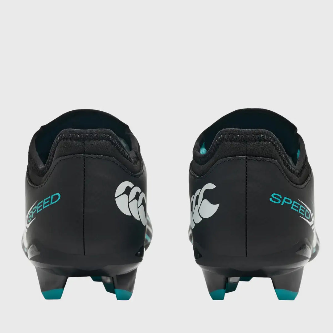 Canterbury Speed Falcon 2.0 Team FG Rugby Boots Jet Black - Rugbystuff.com