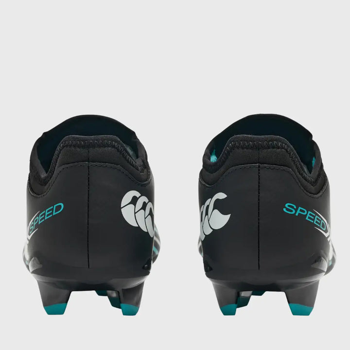 Canterbury Speed Falcon 2.0 Team FG Rugby Boots Jet Black - Rugbystuff.com