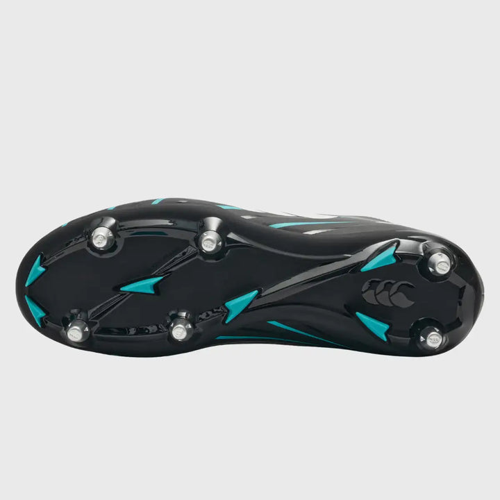 Canterbury Speed Falcon 2.0 Team SG Rugby Boots Jet Black - Rugbystuff.com