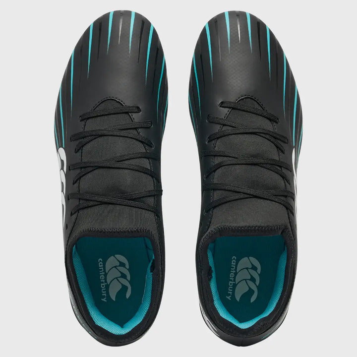 Canterbury Speed Falcon 2.0 Team SG Rugby Boots Jet Black - Rugbystuff.com