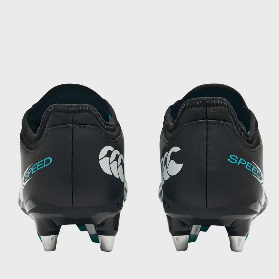 Canterbury Speed Falcon 2.0 Team SG Rugby Boots Jet Black - Rugbystuff.com