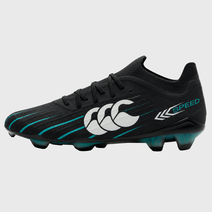 Canterbury Speed Falcon 2.0 Elite FG Rugby Boots Jet Black