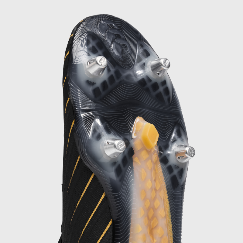 Canterbury Speed Falcon Elite SG Rugby Boots Black/Gold - Rugbystuff.com