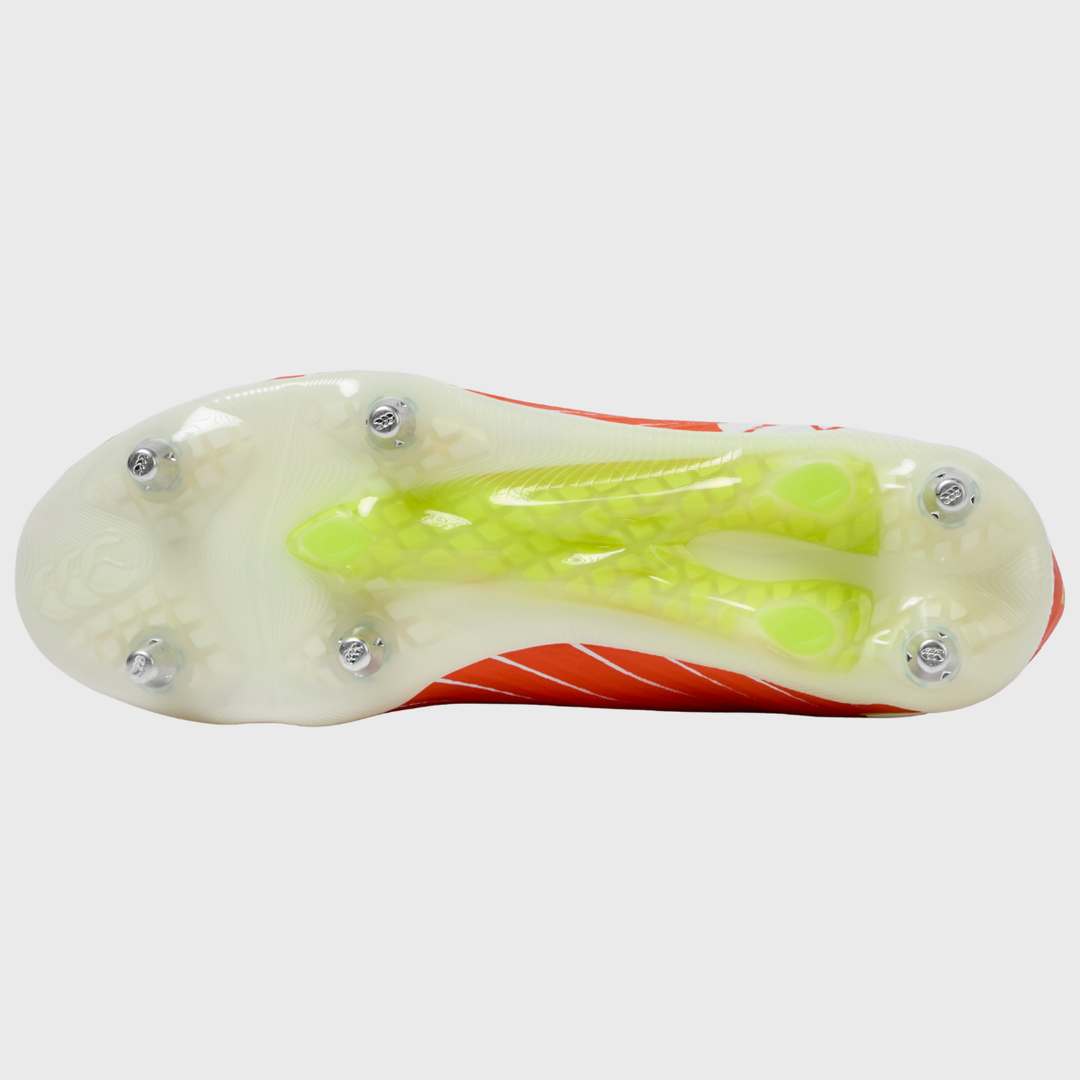 Canterbury Speed Falcon Elite SG Rugby Boots Orange/White