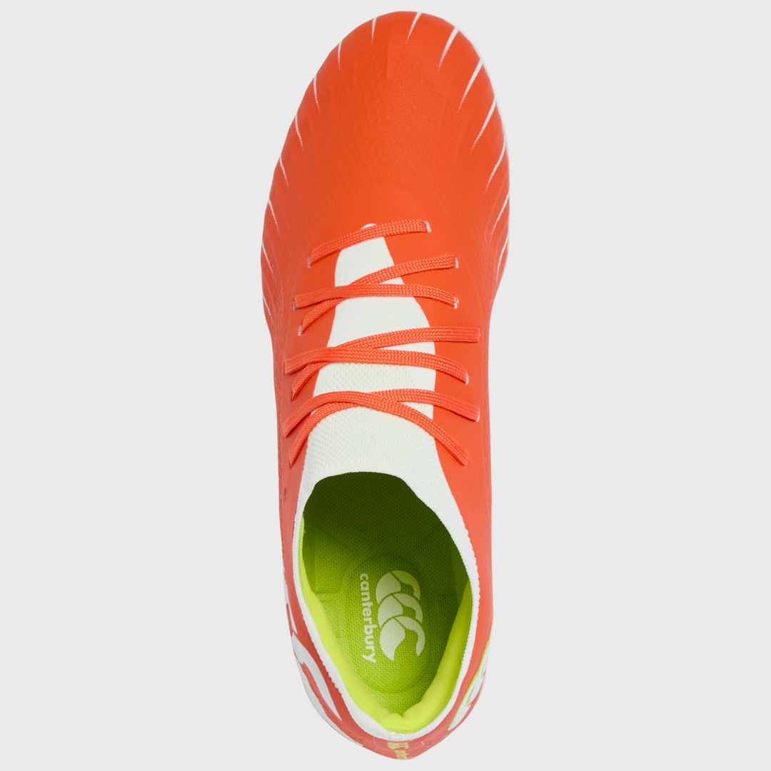 Canterbury Speed Falcon Elite SG Rugby Boots Orange/White