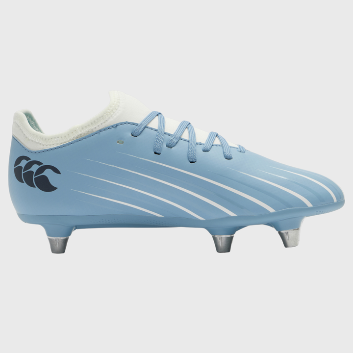 Canterbury Speed Falcon 2.0 Team Junior Rugby Boots Mountain Spring Blue