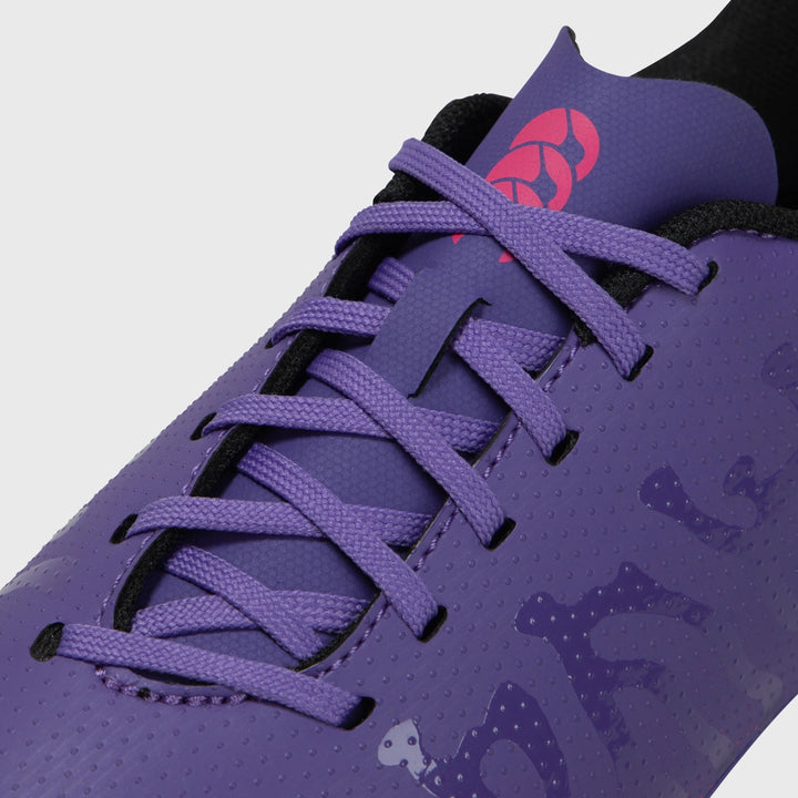 Canterbury Speed Infinite Team SG Junior Rugby Boots Purple - Rugbystuff.com