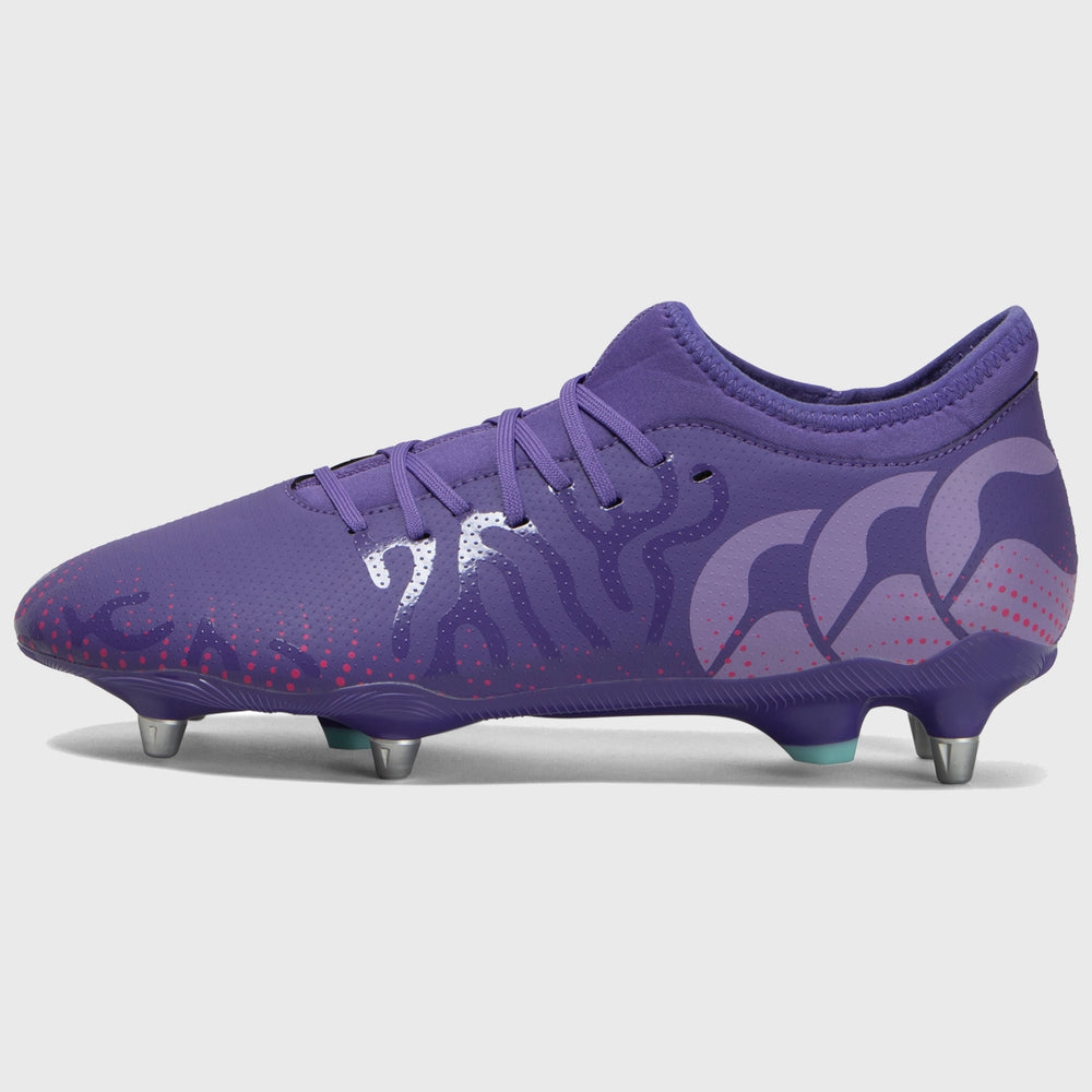 Canterbury Speed Infinite Team SG Rugby Boots Purple - Rugbystuff.com
