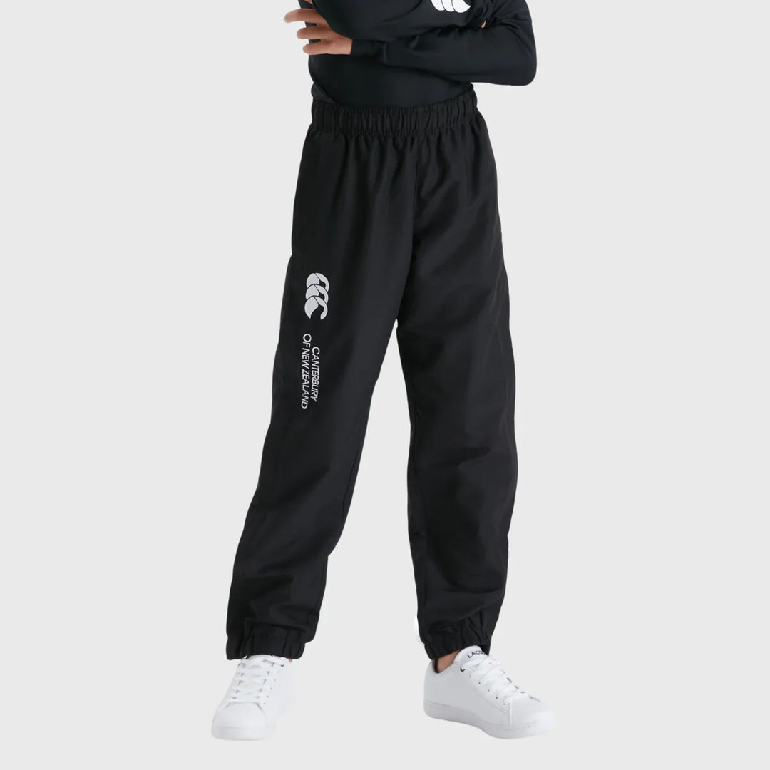 Canterbury Kid's Cuffed Stadium Pants Black - Rugbystuff.com