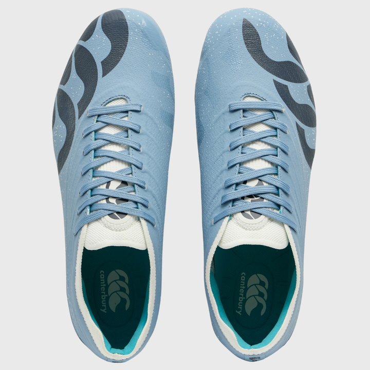 Canterbury Stampede Groundbreak Elite SG Rugby Boots Mountain Spring Blue