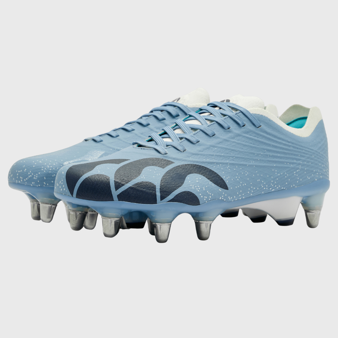 Canterbury Stampede Groundbreak Elite SG Rugby Boots Mountain Spring Blue