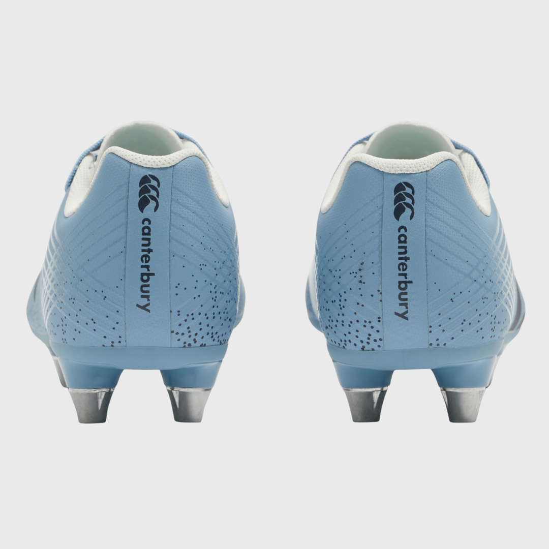 Canterbury Stampede Groundbreak Team SG Junior Rugby Boots Mountain Spring Blue