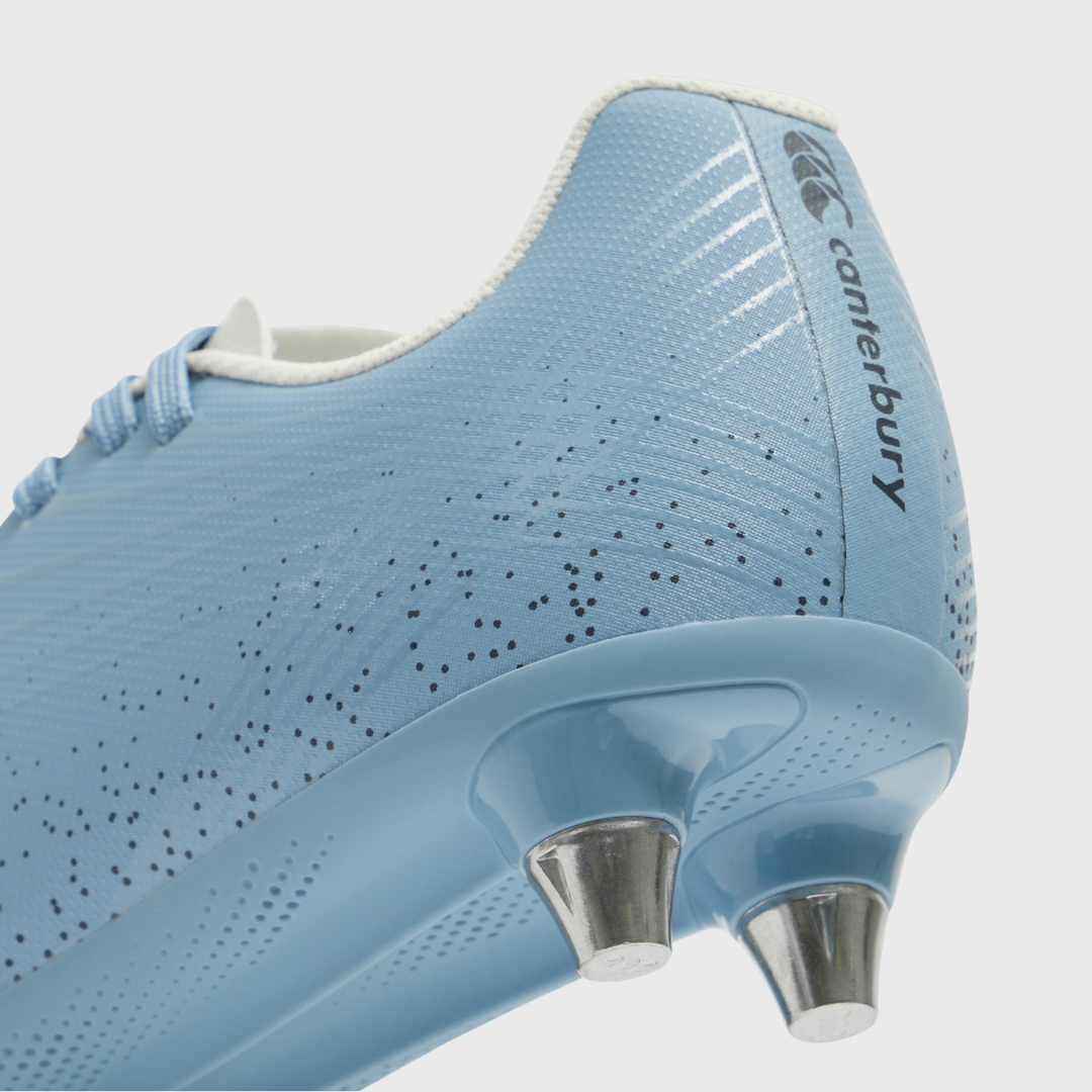 Canterbury Stampede Groundbreak Team SG Junior Rugby Boots Mountain Spring Blue