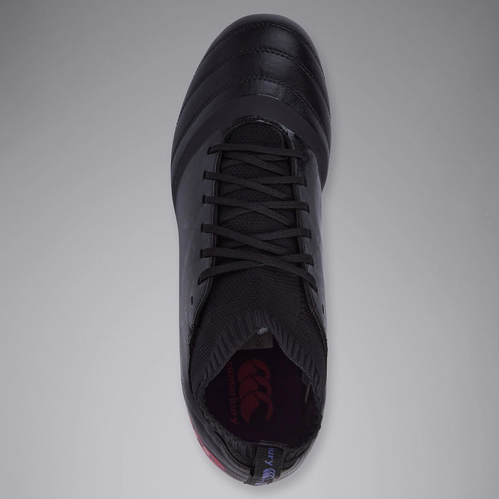 Canterbury Stampede Pro SG Rugby Boots Black/Prism Violet - Rugbystuff.com