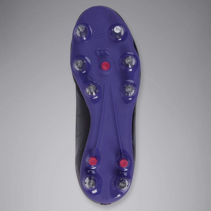 Canterbury Stampede Pro SG Rugby Boots Black/Prism Violet - Rugbystuff.com