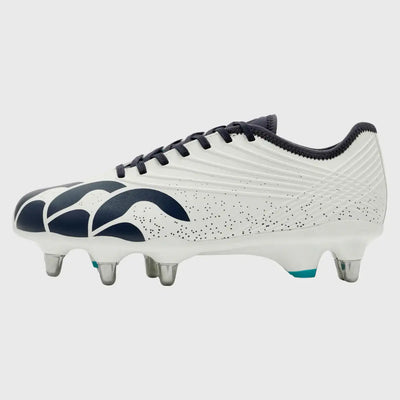 Canterbury Stampede Groundbreak Pro SG Rugby Boots Blanc de Blanc White