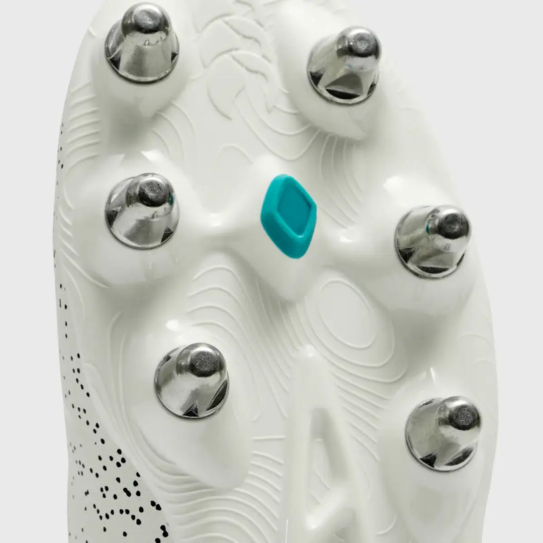 Canterbury Stampede Groundbreak Pro SG Rugby Boots Blanc de Blanc White - Rugbystuff.com