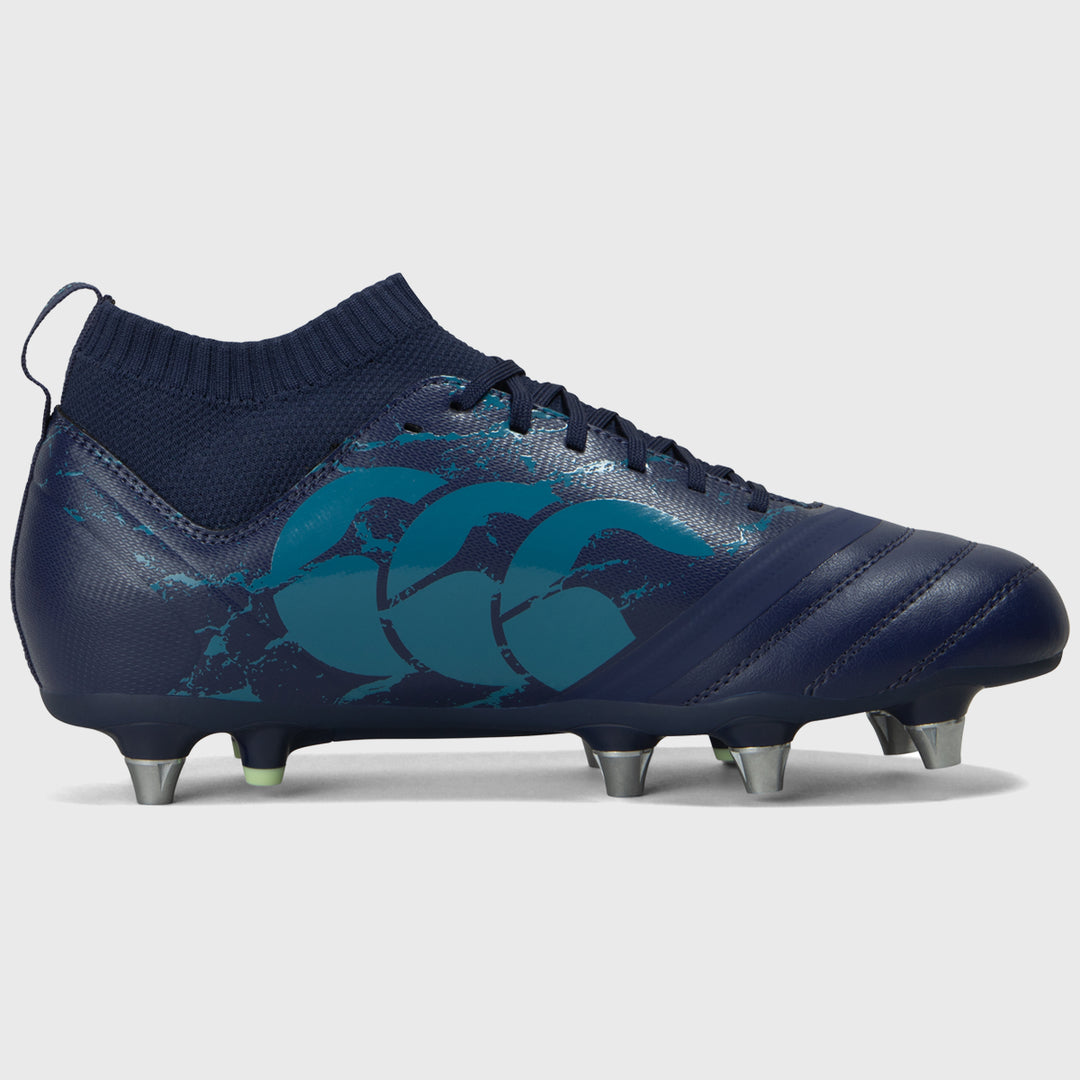 Canterbury Stampede Pro SG Rugby Boots Medieval Blue - Rugbystuff.com