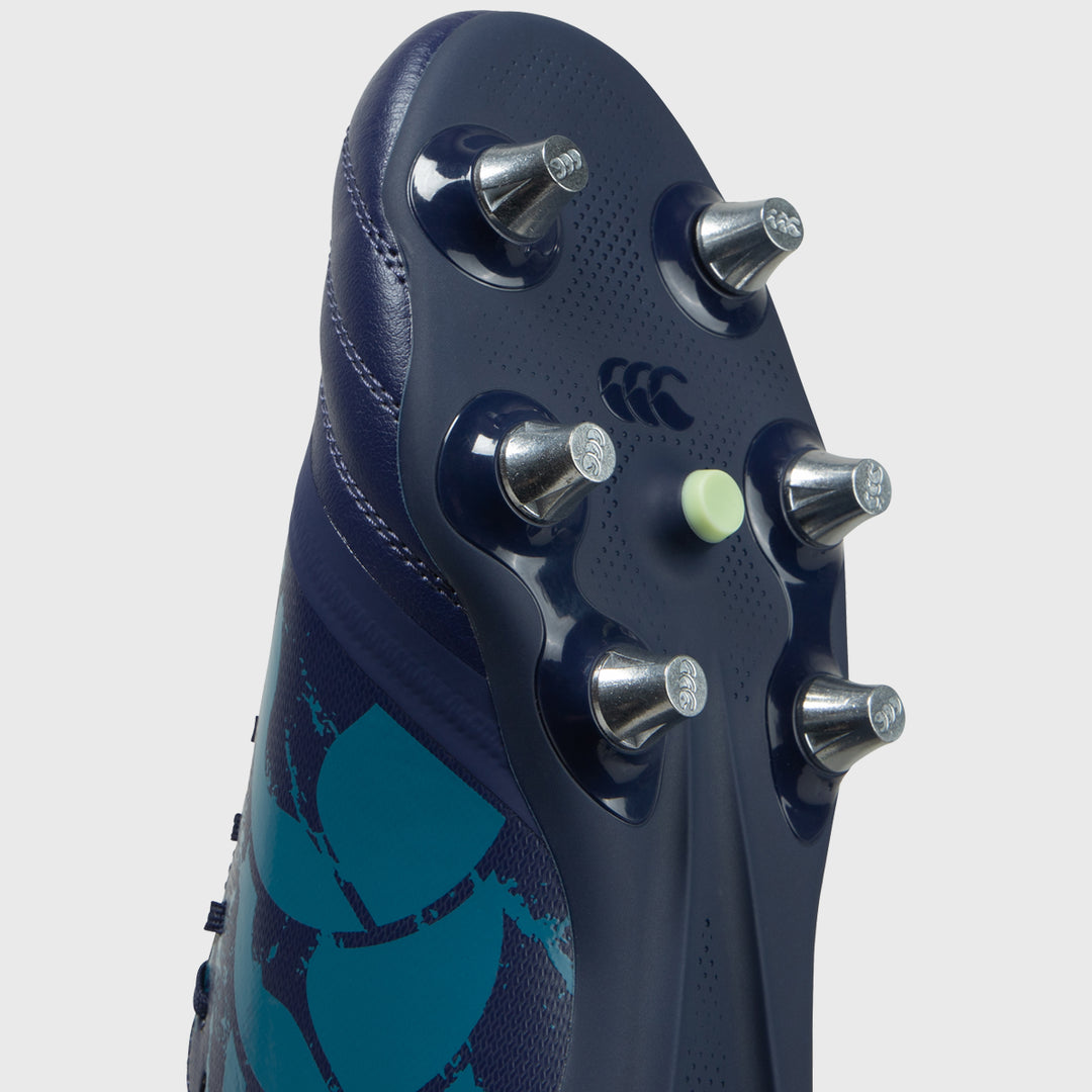 Canterbury Stampede Pro SG Rugby Boots Medieval Blue - Rugbystuff.com