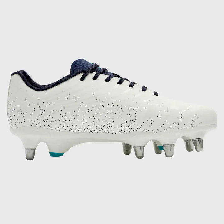 Canterbury Stampede Groundbreak Team SG Rugby Boots Blanc de Blanc White - Rugbystuff.com