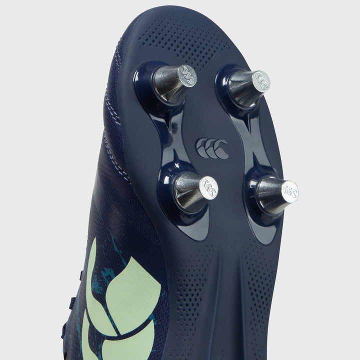 Canterbury Stampede Team SG Junior Rugby Boots Medieval Blue - Rugbystuff.com