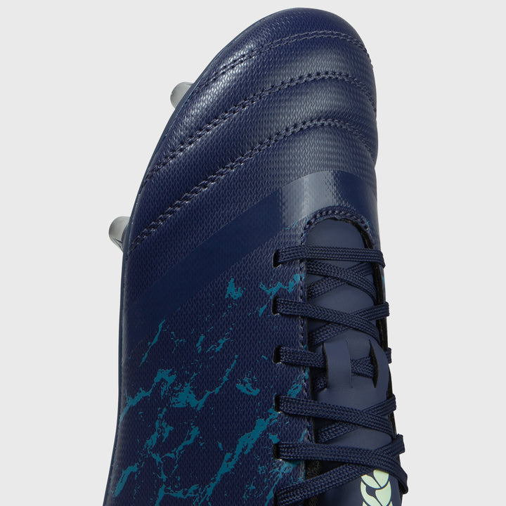 Canterbury Stampede Team SG Junior Rugby Boots Medieval Blue - Rugbystuff.com