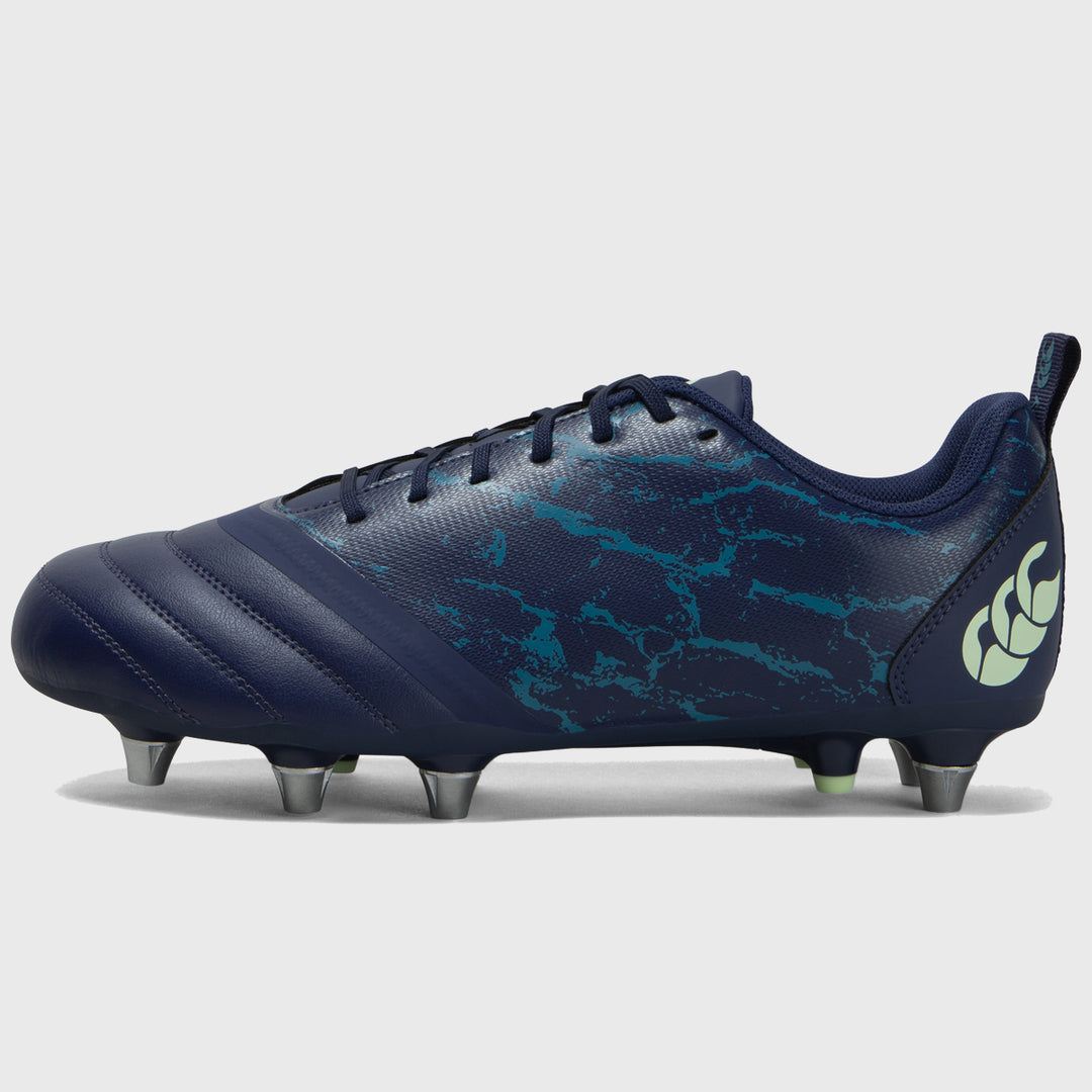 Canterbury Stampede Team SG Rugby Boots Medieval Blue - Rugbystuff.com