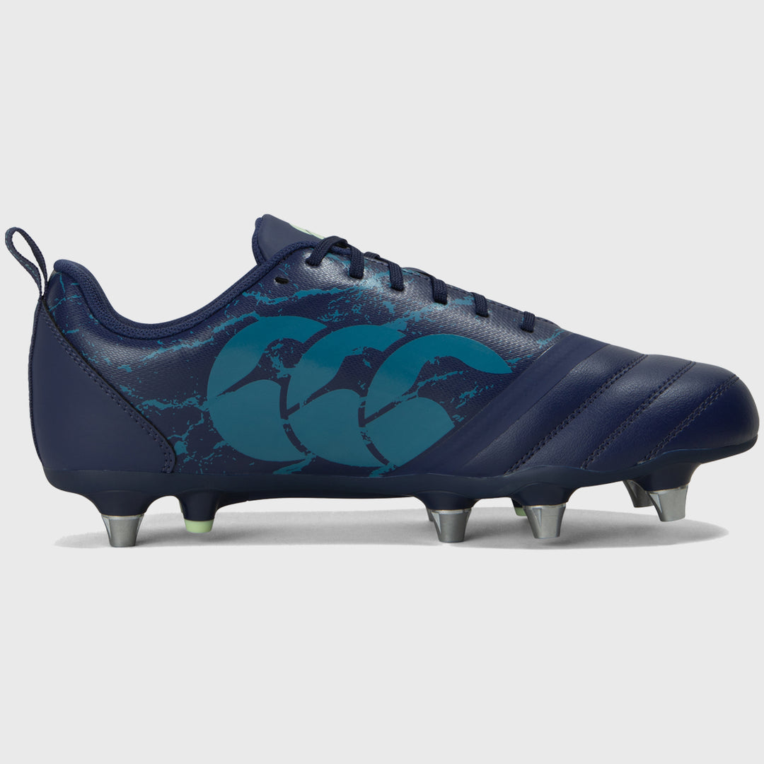 Canterbury Stampede Team SG Rugby Boots Medieval Blue - Rugbystuff.com