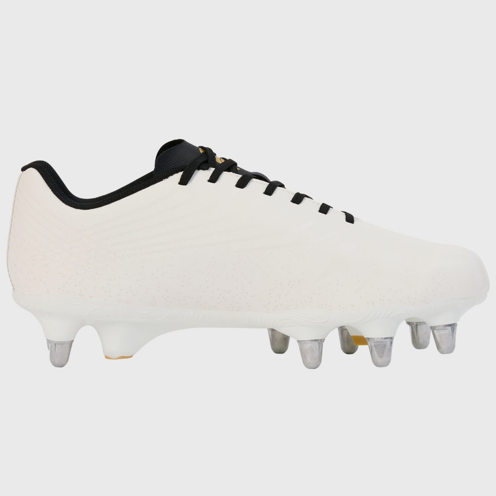 Canterbury Stampede Groundbreak Team SG Rugby Boots White/Black - Rugbystuff.com