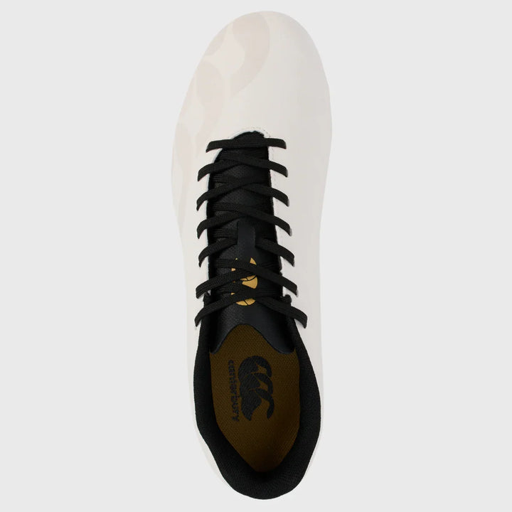 Canterbury Stampede Groundbreak Team SG Rugby Boots White/Black - Rugbystuff.com