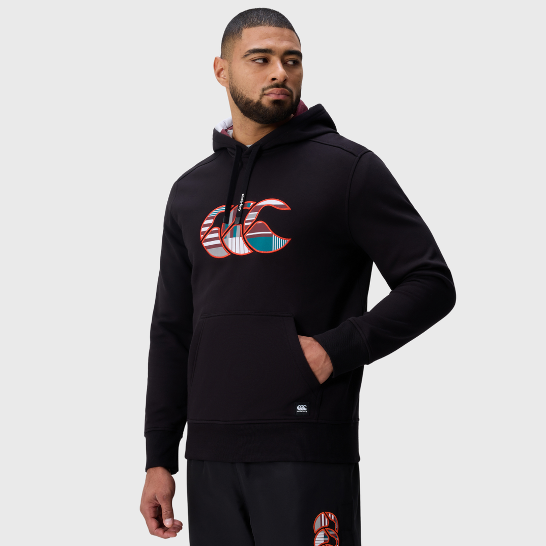Canterbury Men's Uglies Logo Hoody Black - Rugbystuff.com