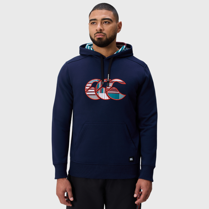 Canterbury Men's Uglies Logo Hoody Navy - Rugbystuff.com