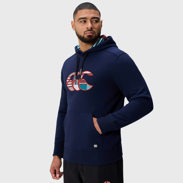 Canterbury Men's Uglies Logo Hoody Navy - Rugbystuff.com