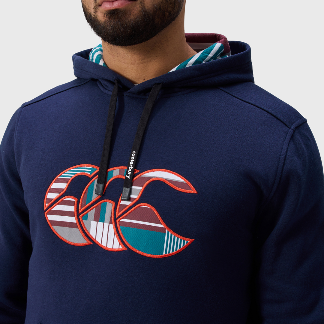Canterbury Men's Uglies Logo Hoody Navy - Rugbystuff.com