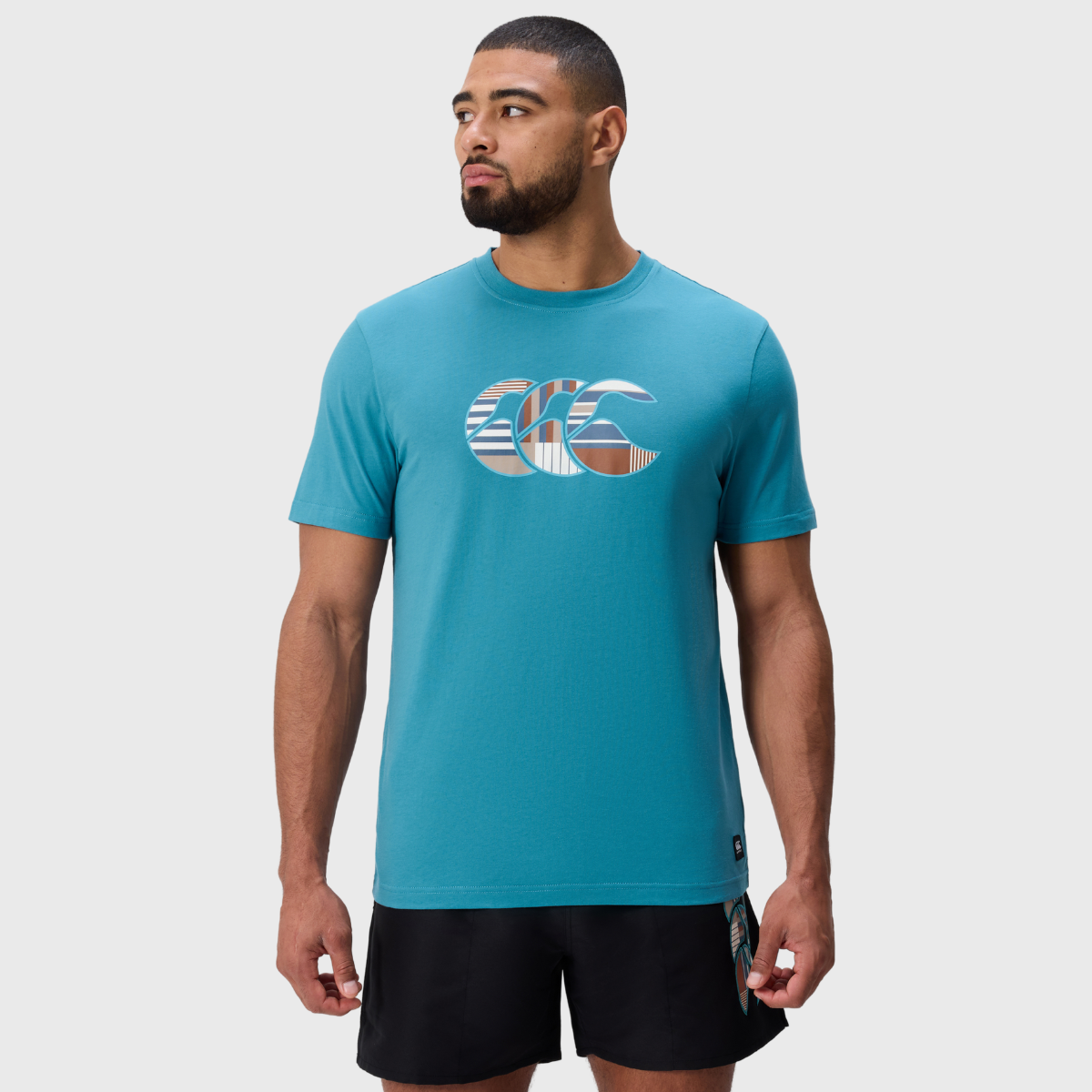 Canterbury Men's Uglies Logo Tee Storm Blue - Rugbystuff.com