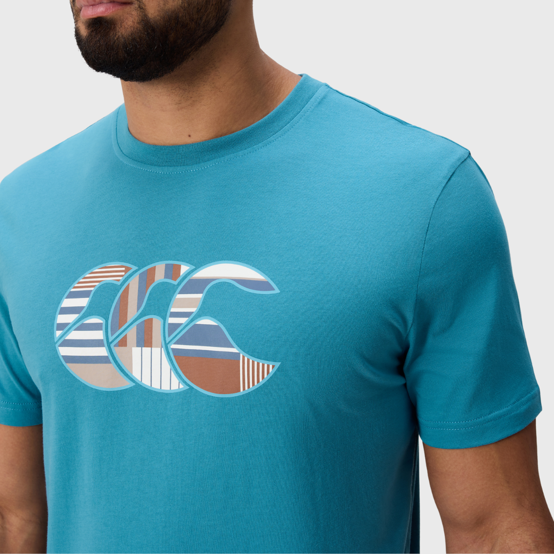 Canterbury Men's Uglies Logo Tee Storm Blue - Rugbystuff.com