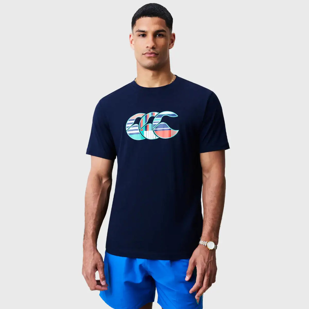 Canterbury Men's Uglies Logo Tee Navy - Rugbystuff.com