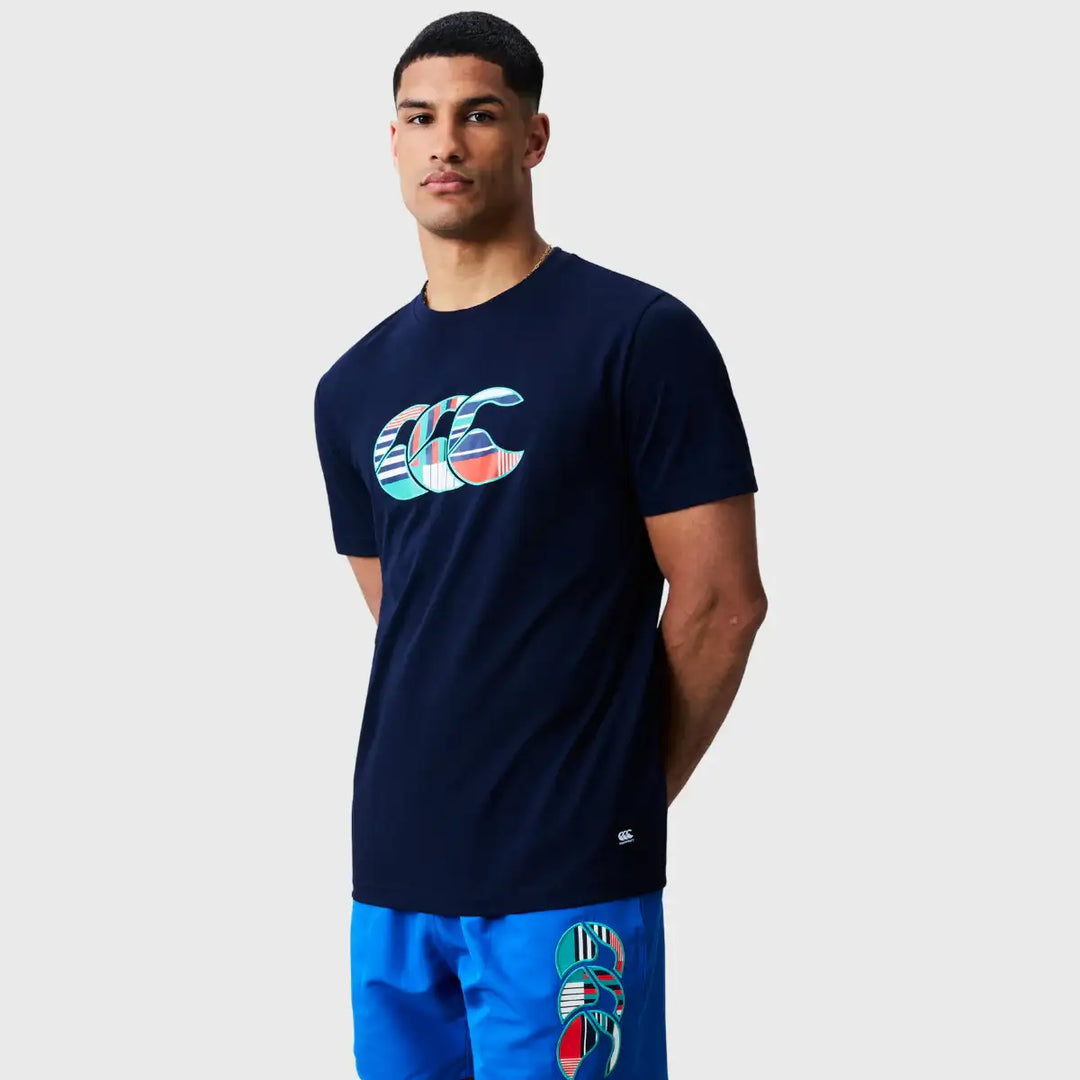 Canterbury Men's Uglies Logo Tee Navy - Rugbystuff.com