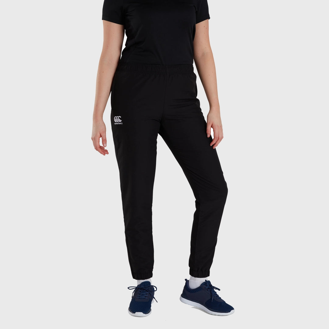 Canterbury Women's Club Tapered Track Pants Black - Rugbystuff.com