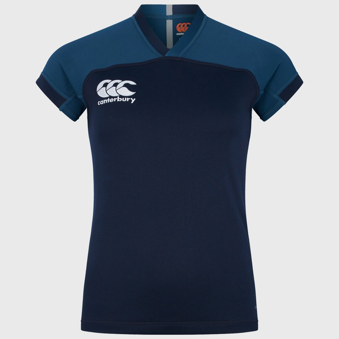 Canterbury Women's Evader Rugby Training Jersey Navy - Rugbystuff.com