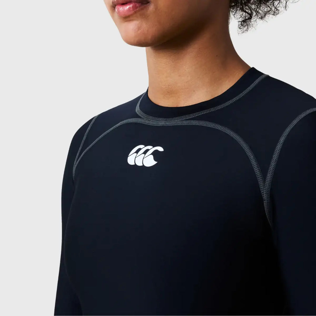 Canterbury Women's Long Sleeve Baselayer Black - Rugbystuff.com