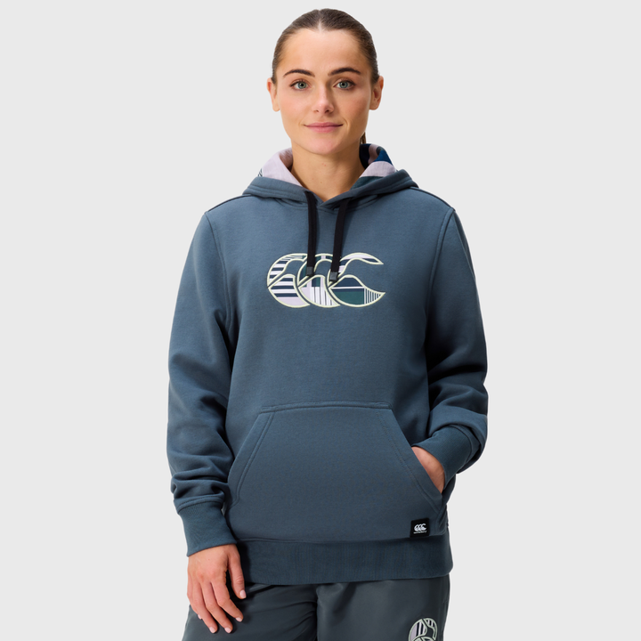 Canterbury Women's Uglies Logo Hoody Dark Slate - Rugbystuff.com